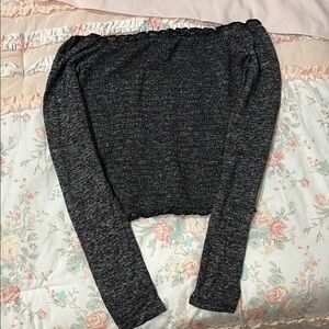 Chic Black Off-Shoulder Top